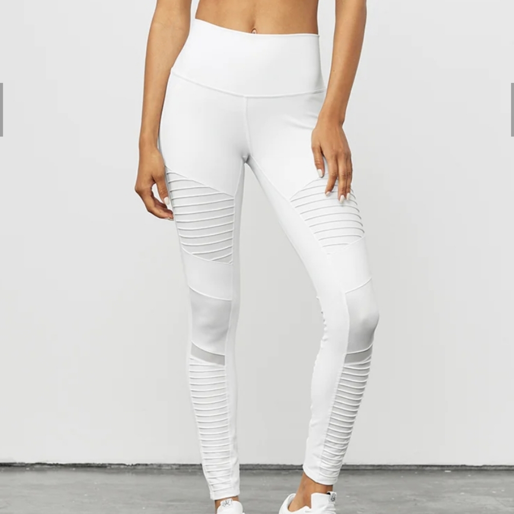Alo High-Waisted Moto Leggings